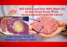 Laboratoryjnie hodowane mięso jest wytwarzane z komórek rakowych.