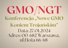 Konferencja „Nowe GMO Koniem Trojańskim”.