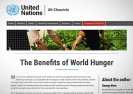 ONZ i „Korzyści z głodu na świecie”.