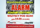 Pilne! Cała Polska pod sejm! Blokujemy certyfikaty!