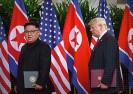 Prezydent Trump i przewodniczący Kim Dzong Un podpisali pokojową deklarację.