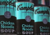 Wiceprezes Campbell s przyznaje, że ich zupa to „gówno dla pieprzonych biedaków”, z „kurczakiem… z drukarki 3D”.