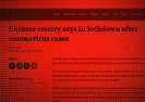 Chiny wciąż walczą z epidemią wprowadzając kwarantanne w prowincji Henan.