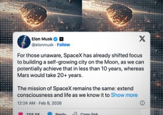 Elity uciekają na księżyc przed Apokalipsą? SpaceX zbuduje miasto na księżycu.