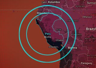 Kolejne duże trzęsienie ziemi zarejestrowano w Peru.