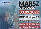 Marsz o Wolność w Poznaniu 3.09.2022.