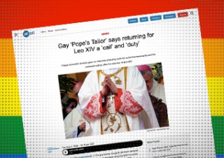Profanacja. Watykan używa homo krawca do tworzenia szat liturgicznych.
