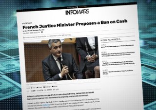 Francuski minister sprawiedliwości proponuje zakazania gotówki.