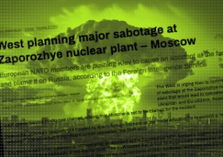 Rosyjska agencja szpiegowska twierdzi, że Zachód planuje atak pod fałszywą flagą na elektrownię jądrową.
