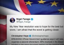 Farage twierdzi, że politycy zdradzili Brexit.