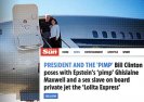 Opublikowano zdjęcia Clintona na pokładzie samolotu Epsteina.