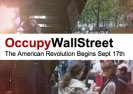Pierwszy protest na Wall Street w Nowym Jorku.