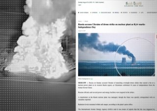 USA zatwierdziło sprzedaż pocisków manewrujących Ukrainie, która obecnie atakuje elektrownię atomową.