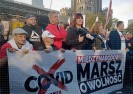 24.10.2020 Marsz o Wolność w Warszawie. Policja użyła gazu. Aresztowano 200 osób.