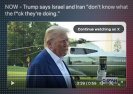Prezydent USA odrzuca „zmianę reżimu” w Iranie i krytykuje łamanie zawieszenia broni przez Izrael.