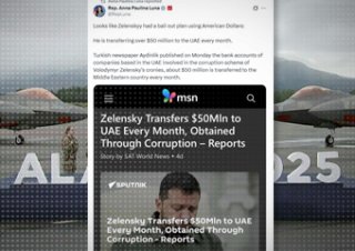 Zełenski szykuje tratwę ratunkową. Wysyła 50 milionów dolarów miesięcznie do Emiratów Arabskich.